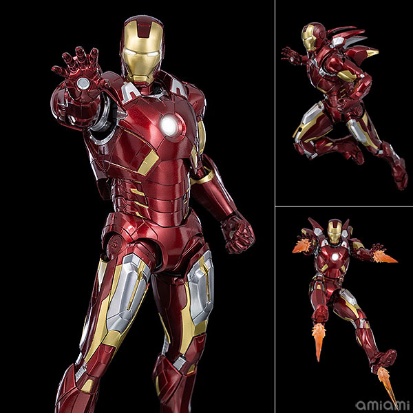 マーベル・スタジオ： インフィニティ・サーガ DLX『アイアンマン・マーク7（Iron Man Mark 7）』The Infinity Saga 1/12 可動フィギュア