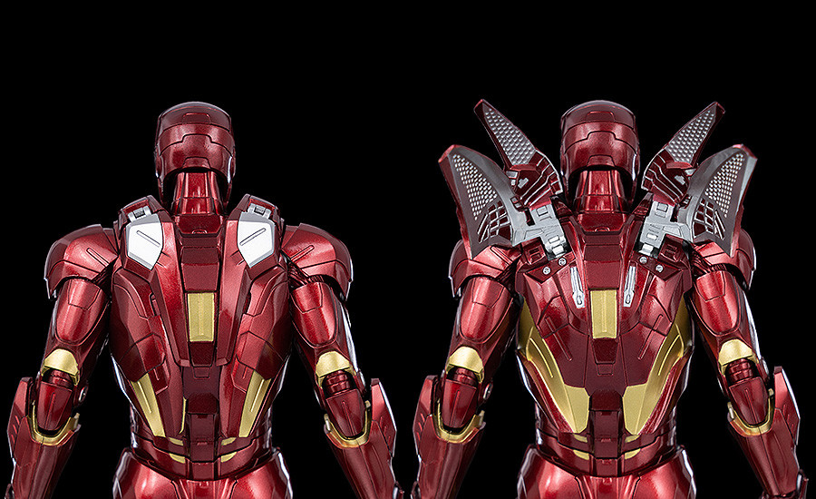 マーベル・スタジオ： インフィニティ・サーガ DLX『アイアンマン・マーク7（Iron Man Mark 7）』The Infinity Saga 1/12 可動フィギュア-009