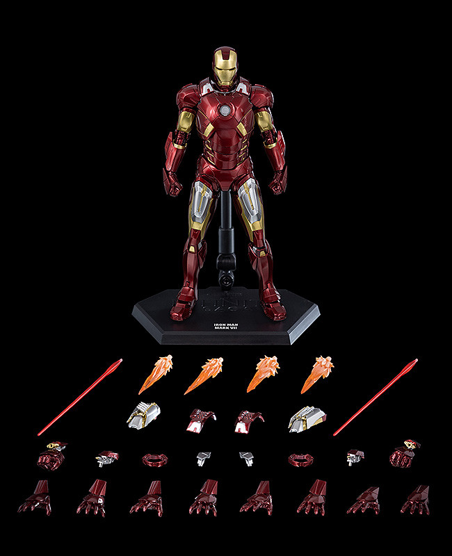 マーベル・スタジオ： インフィニティ・サーガ DLX『アイアンマン・マーク7（Iron Man Mark 7）』The Infinity Saga 1/12 可動フィギュア-010