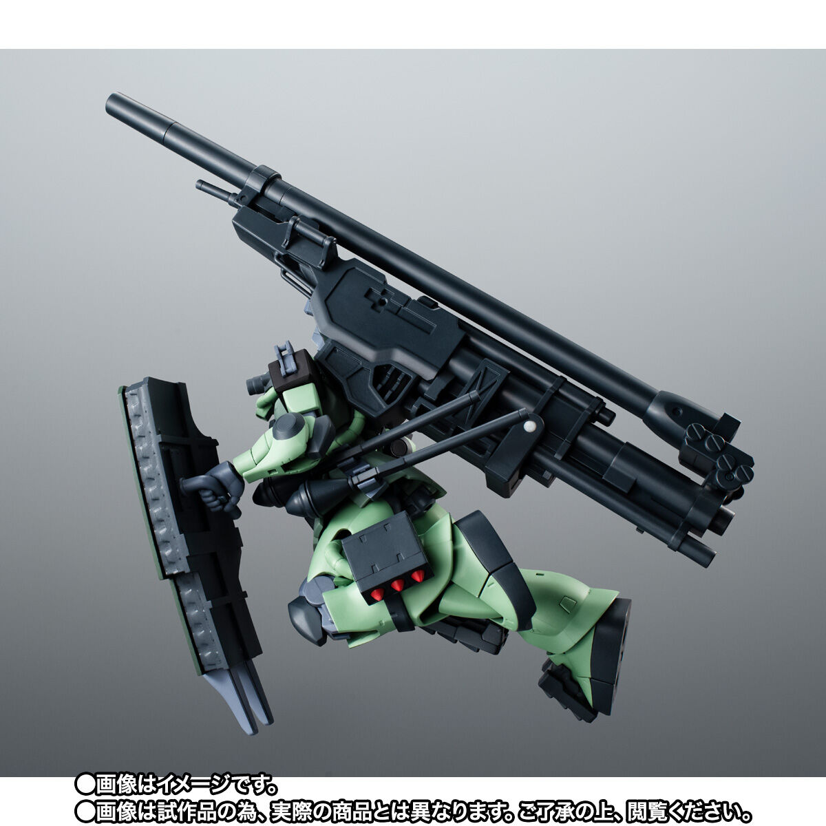 【限定販売】ROBOT魂〈SIDE MS〉『MS-06F ザクII （砲手用） ver. A.N.I.M.E.』機動戦士ガンダム0083 with ファントム・ブレット 可動フィギュア-005