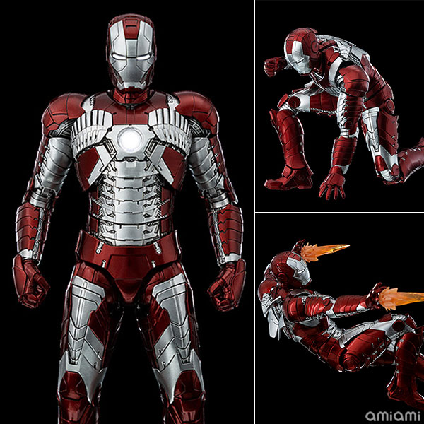マーベル・スタジオ： インフィニティ・サーガ DLX『アイアンマン・マーク5（Iron Man Mark 5）』The Infinity Saga 1/12 可動フィギュア