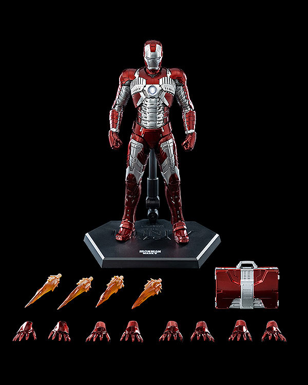 マーベル・スタジオ： インフィニティ・サーガ DLX『アイアンマン・マーク5（Iron Man Mark 5）』The Infinity Saga 1/12 可動フィギュア-001