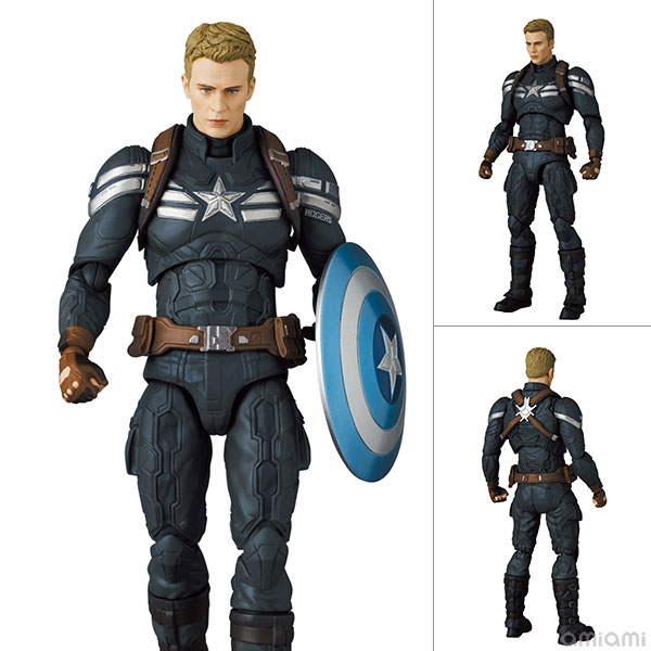 マフェックス No.202 MAFEX『キャプテン・アメリカ（ステルス・スーツ）／CAPTAIN AMERICA（Stealth Suit）』Captain America: The Winter Soldier 可動フィギュア
