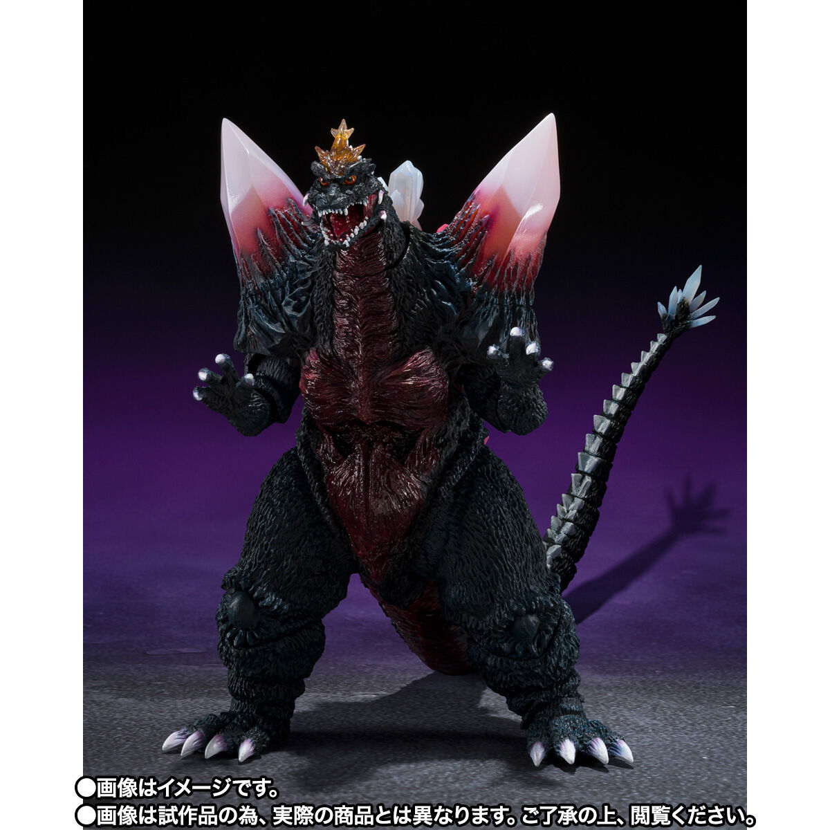 【限定販売】S.H.MonsterArts『スペースゴジラ 福岡決戦Ver.』ゴジラvsスペースゴジラ 可動フィギュア-002