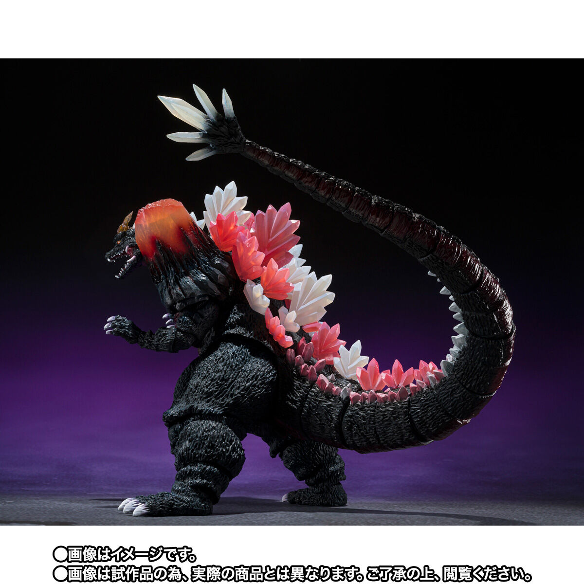 【限定販売】S.H.MonsterArts『スペースゴジラ 福岡決戦Ver.』ゴジラvsスペースゴジラ 可動フィギュア-005