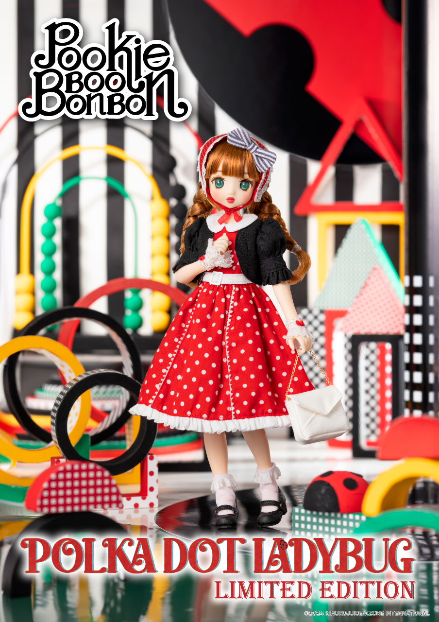 プーキーブーボンボン『Pookie Boo BonBon／POLKA DOT LADYBUG Limited Edition』1/6 完成品ドール-017