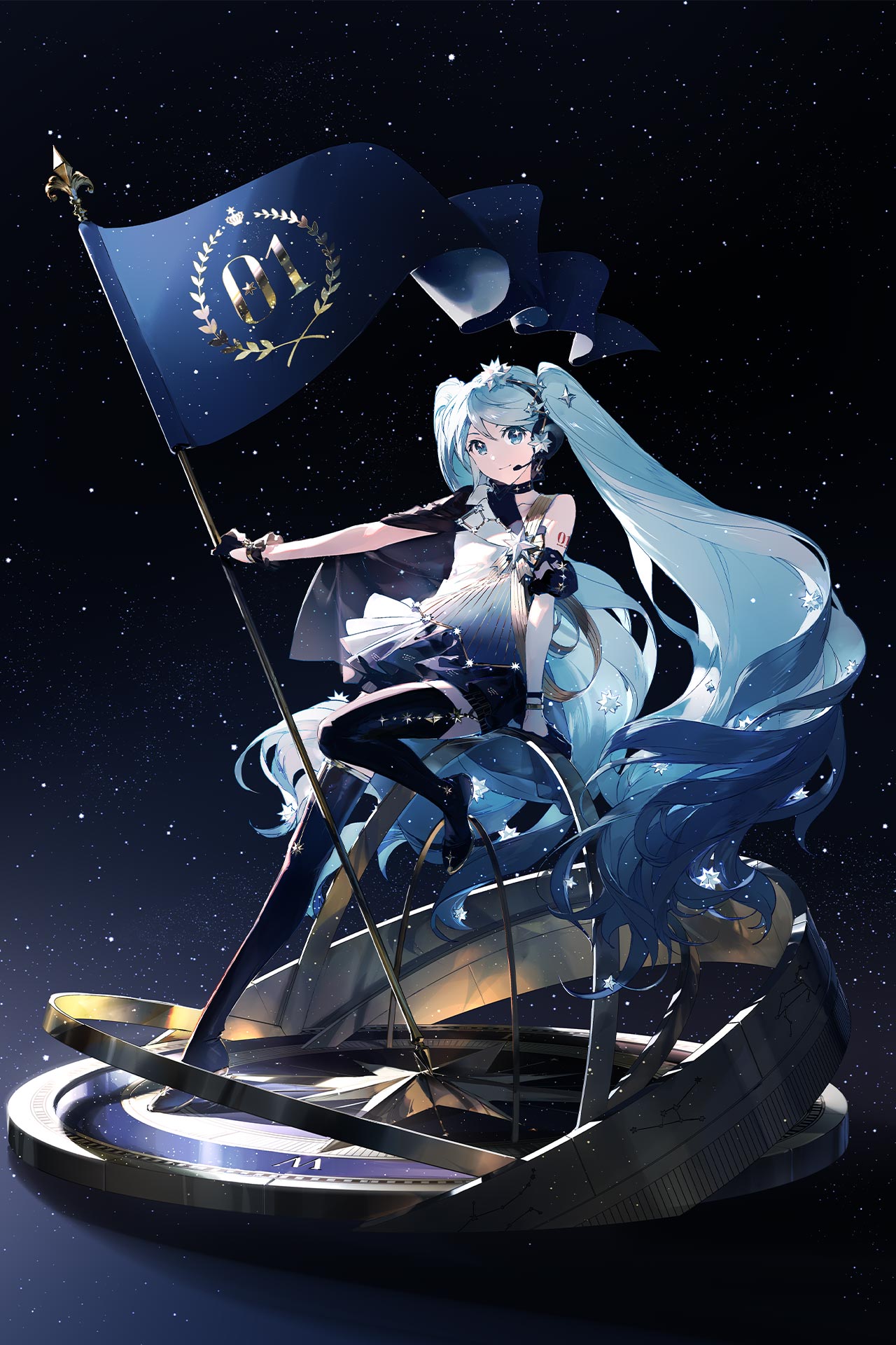 【限定販売】初音ミク『初音ミク Birthday 2022～Polaris ver.～』1/7 完成品フィギュア-014