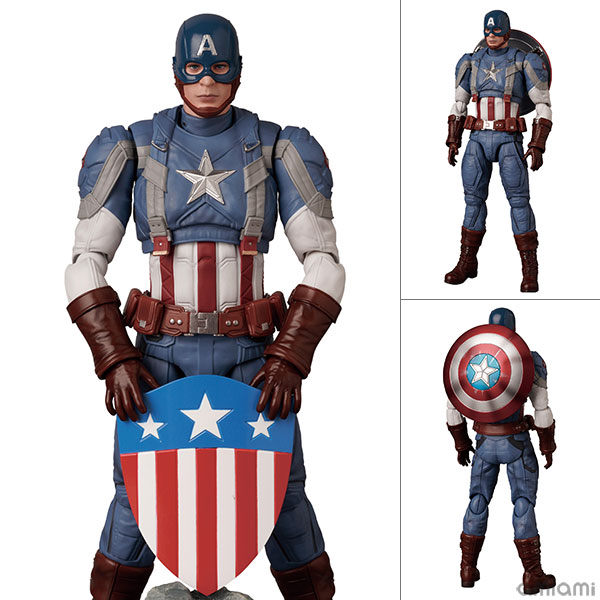 マフェックス No.220 MAFEX『キャプテン・アメリカ（クラシック・スーツ）／CAPTAIN AMERICA（Classic Suit）』Captain America: The Winter Soldier 可動フィギュア