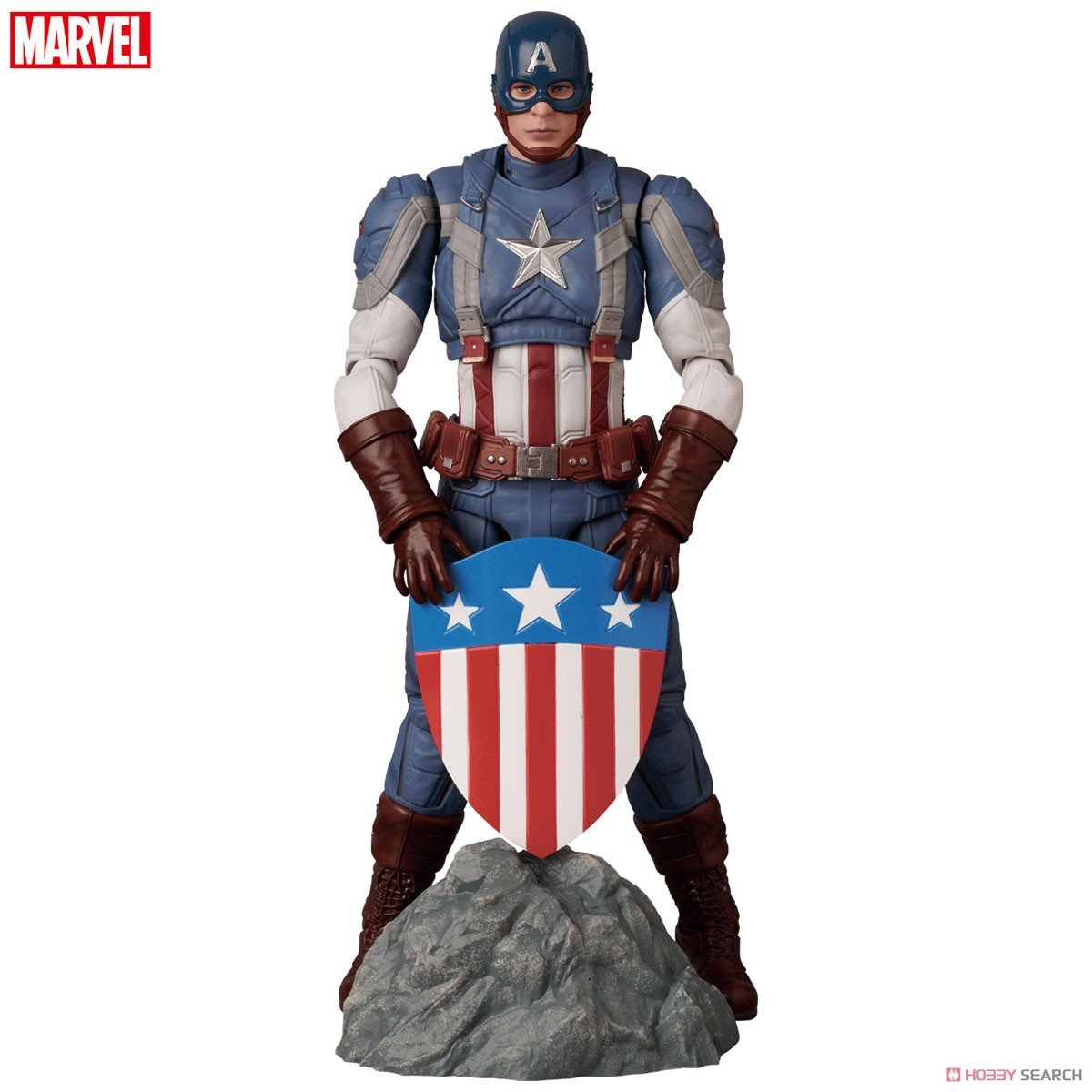 マフェックス No.220 MAFEX『キャプテン・アメリカ（クラシック・スーツ）／CAPTAIN AMERICA（Classic Suit）』Captain America: The Winter Soldier 可動フィギュア-001