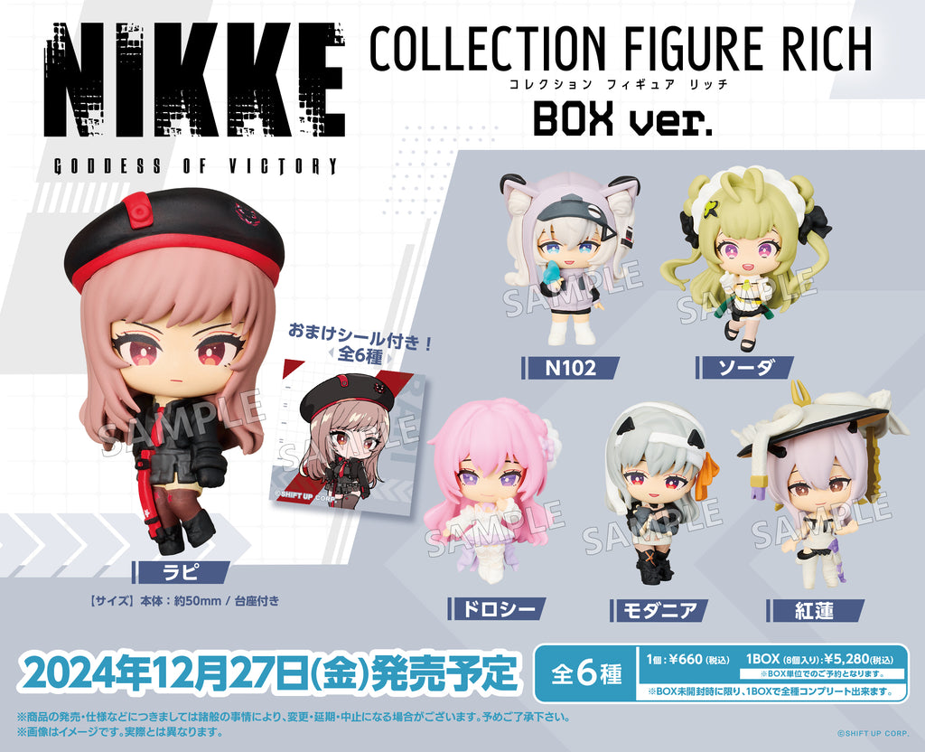 『勝利の女神：NIKKE コレクションフィギュアRICH BOX ver.』8個入りBOX-002