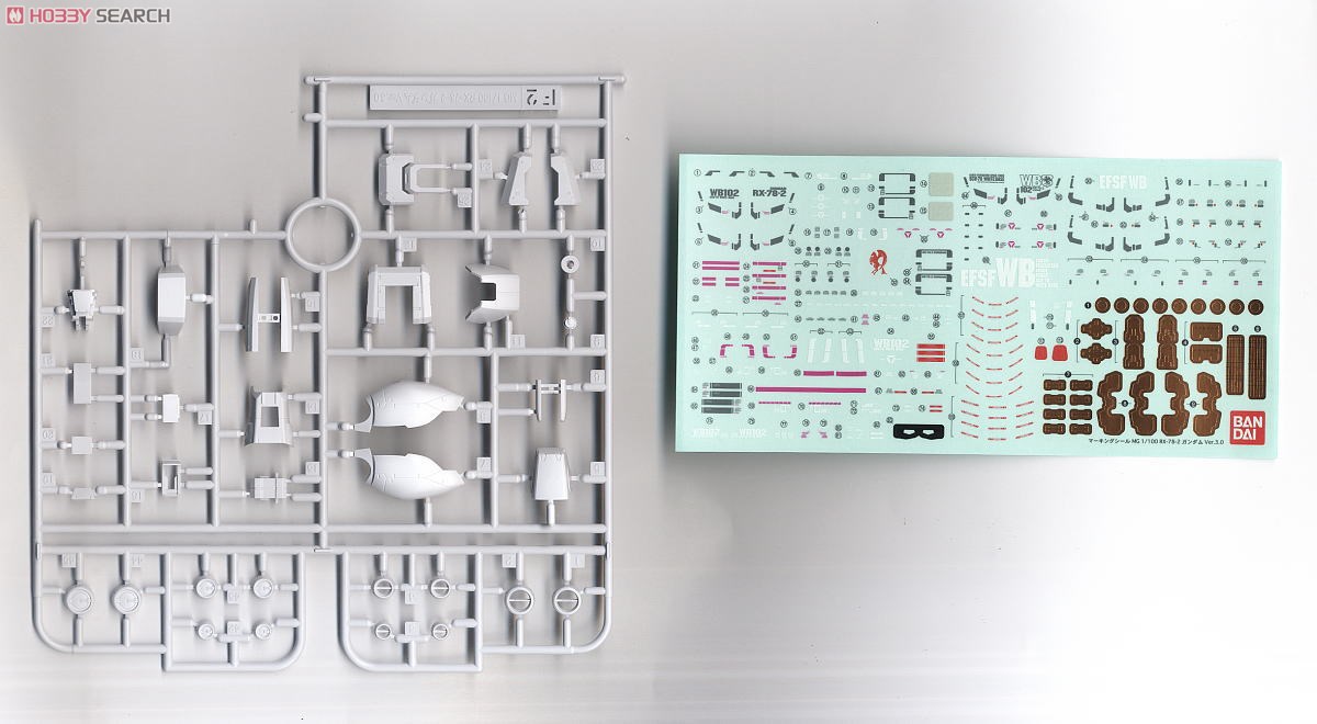 【限定販売】【再販】MG 1/100『ガンダムVer.3.0』機動戦士ガンダム プラモデル-014