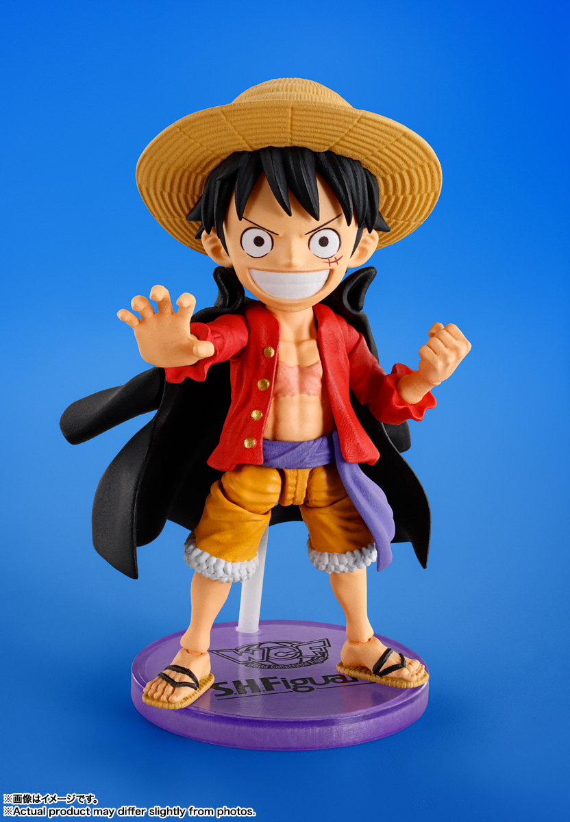 ワールドコレクタブルフィギュア×S.H.Figuarts『モンキー・D・ルフィ』ONE PIECE 可動フィギュア-002