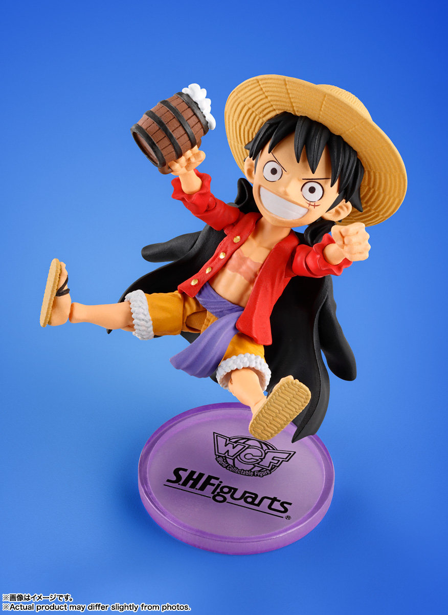 ワールドコレクタブルフィギュア×S.H.Figuarts『モンキー・D・ルフィ』ONE PIECE 可動フィギュア-003