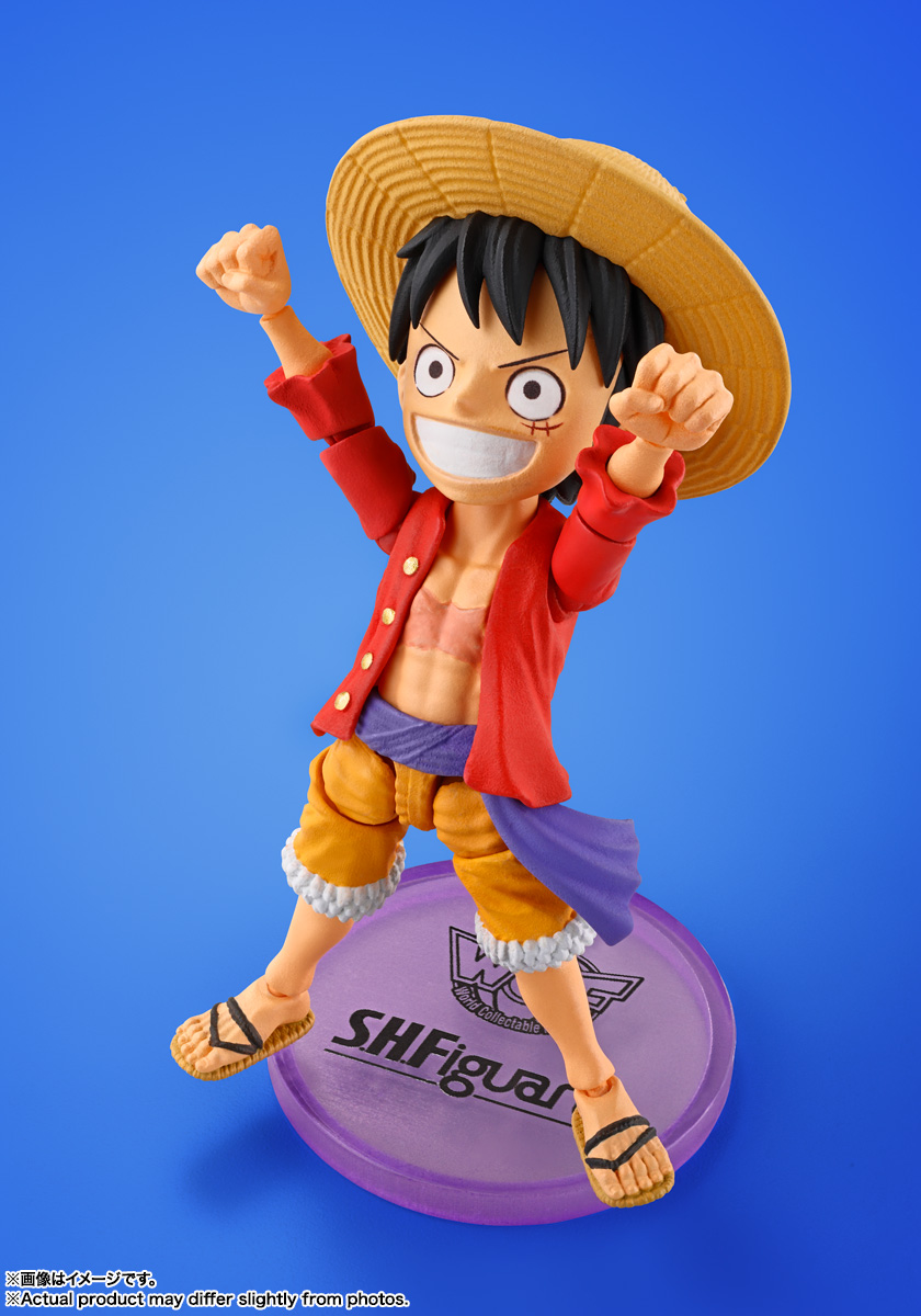 ワールドコレクタブルフィギュア×S.H.Figuarts『モンキー・D・ルフィ』ONE PIECE 可動フィギュア-006