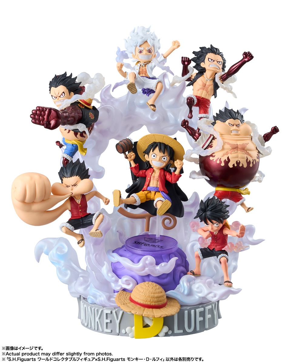 ワールドコレクタブルフィギュア×S.H.Figuarts『モンキー・D・ルフィ』ONE PIECE 可動フィギュア-008