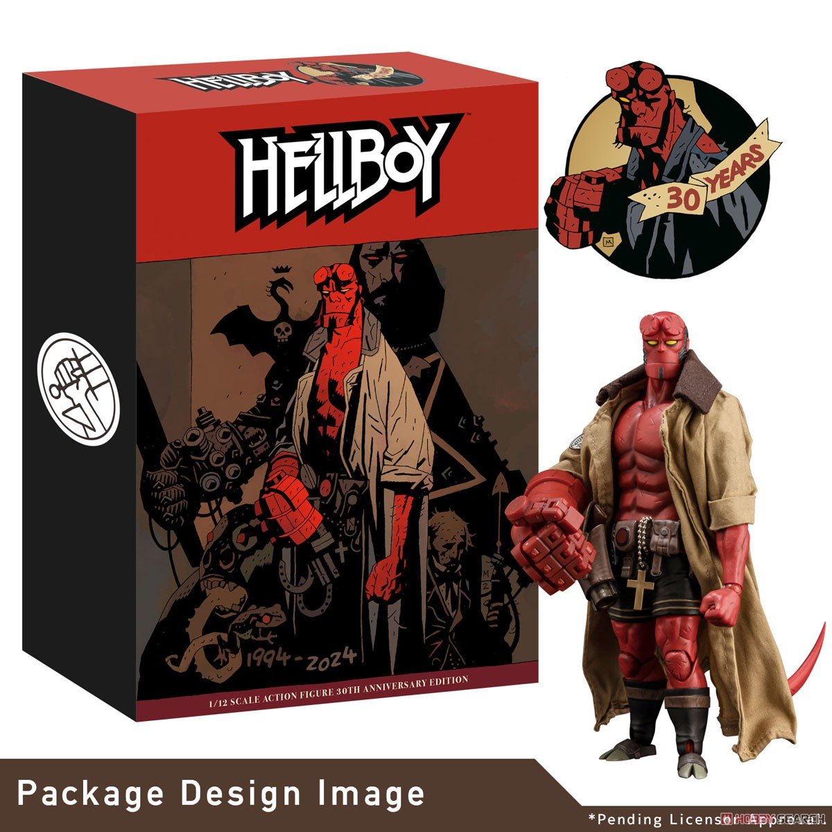 Hellboy『ヘルボーイ 30TH ANNIVERSARY EDITION』1/12 可動フィギュア-015