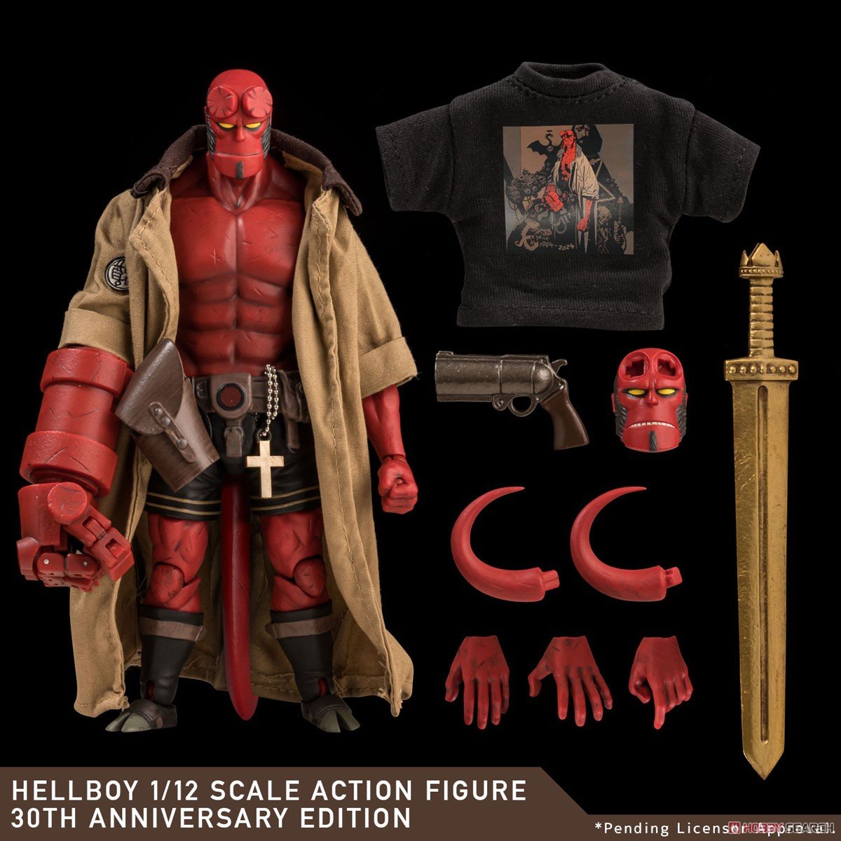 Hellboy『ヘルボーイ 30TH ANNIVERSARY EDITION』1/12 可動フィギュア-016