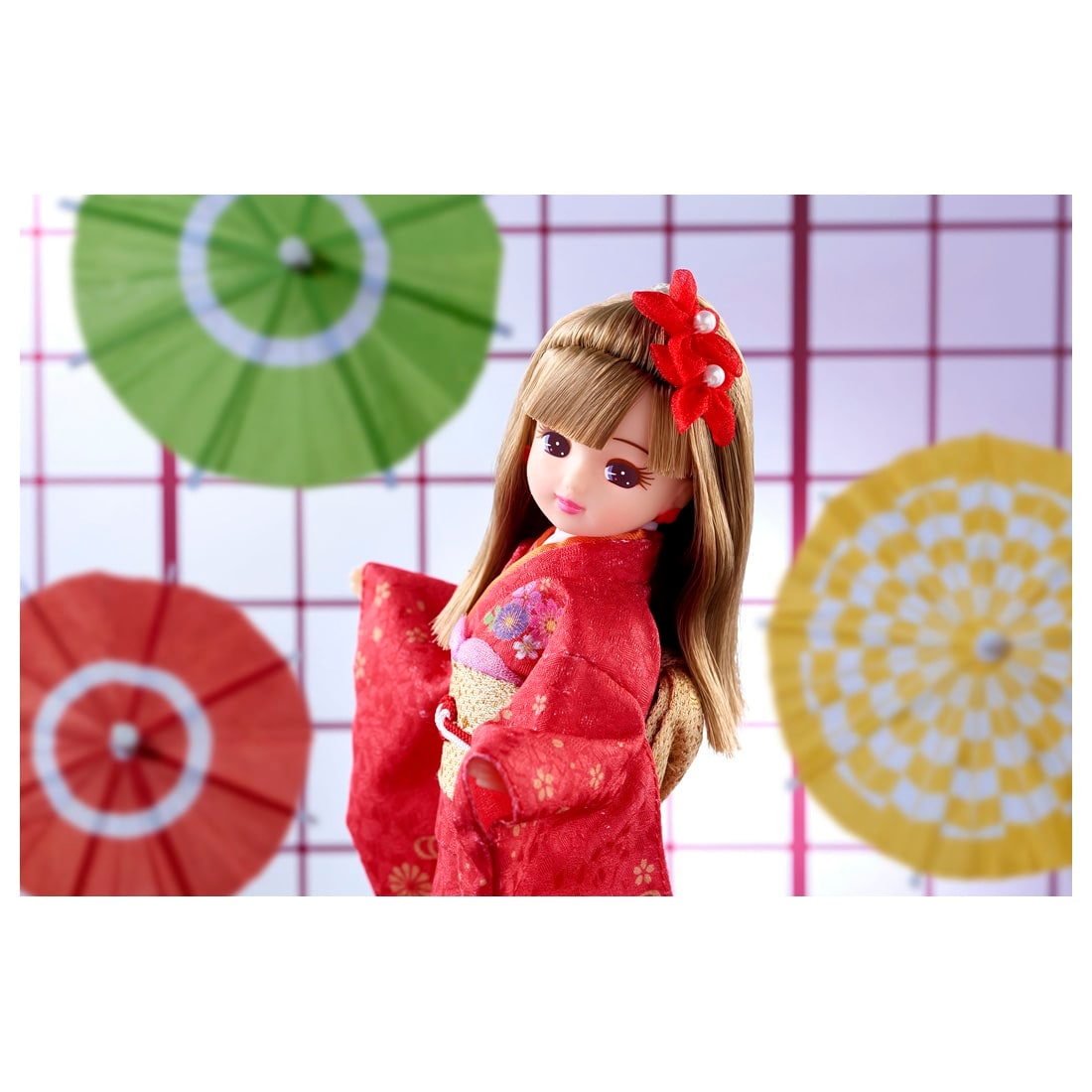 リカちゃん人形『LD-30 Kimonoリカちゃん 紅』完成品ドール-005