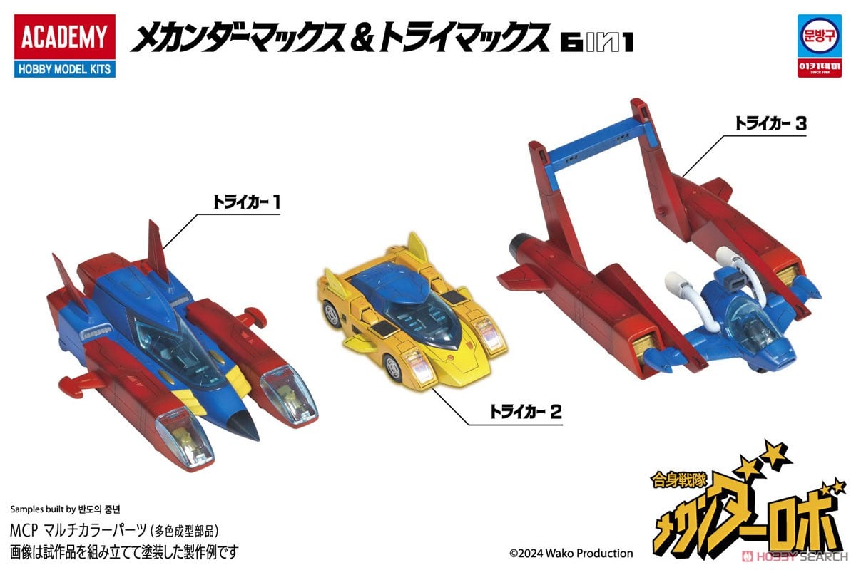 合身戦隊メカンダーロボ『メカンダーマックス＆トライマックス』プラモデル-004