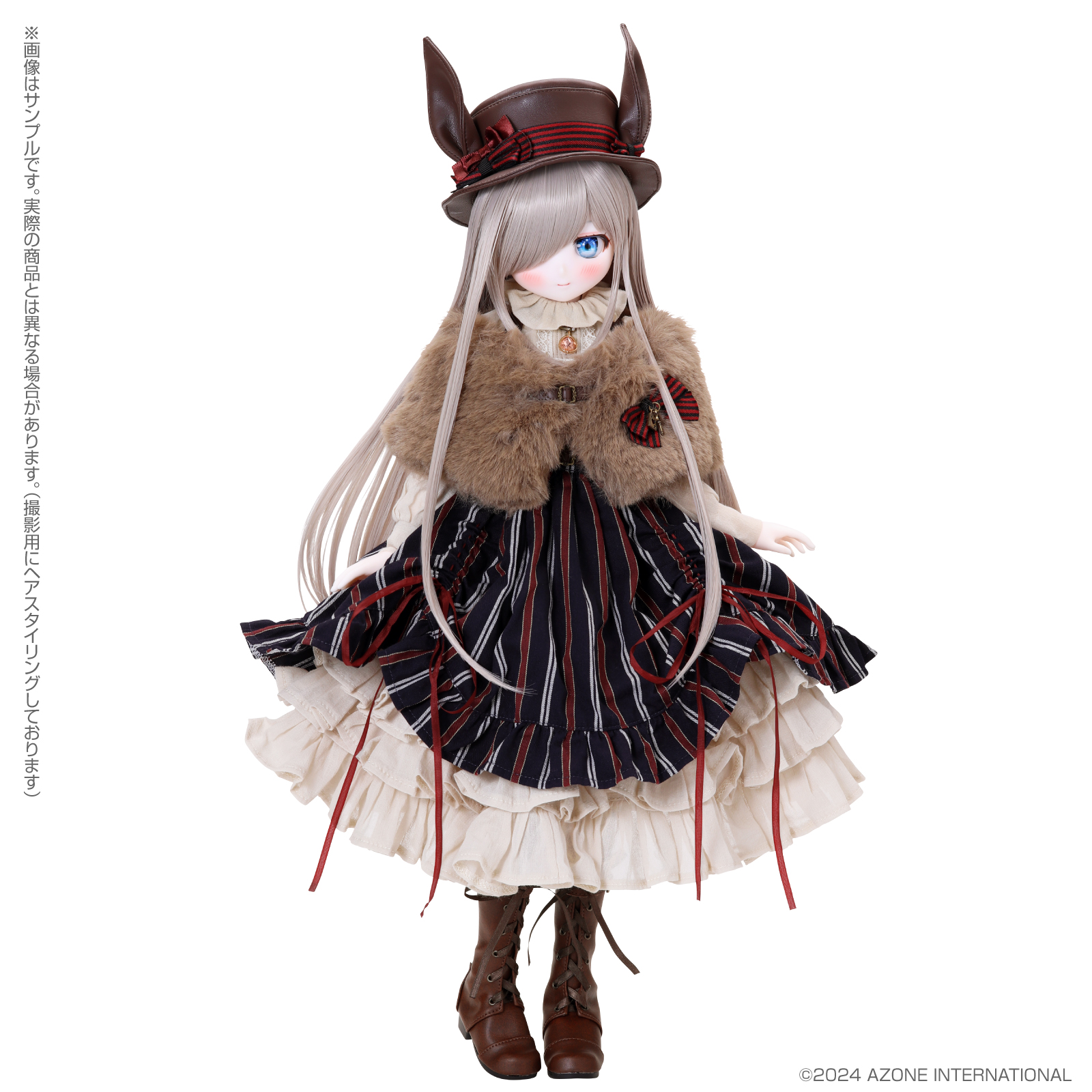 【限定販売】Iris Collect petit『いお／Bunnies tea partyコーデset ～Cassis chocolate ver.～ （アゾンダイレクトストア限定販売）』1/3 完成品ドール-010