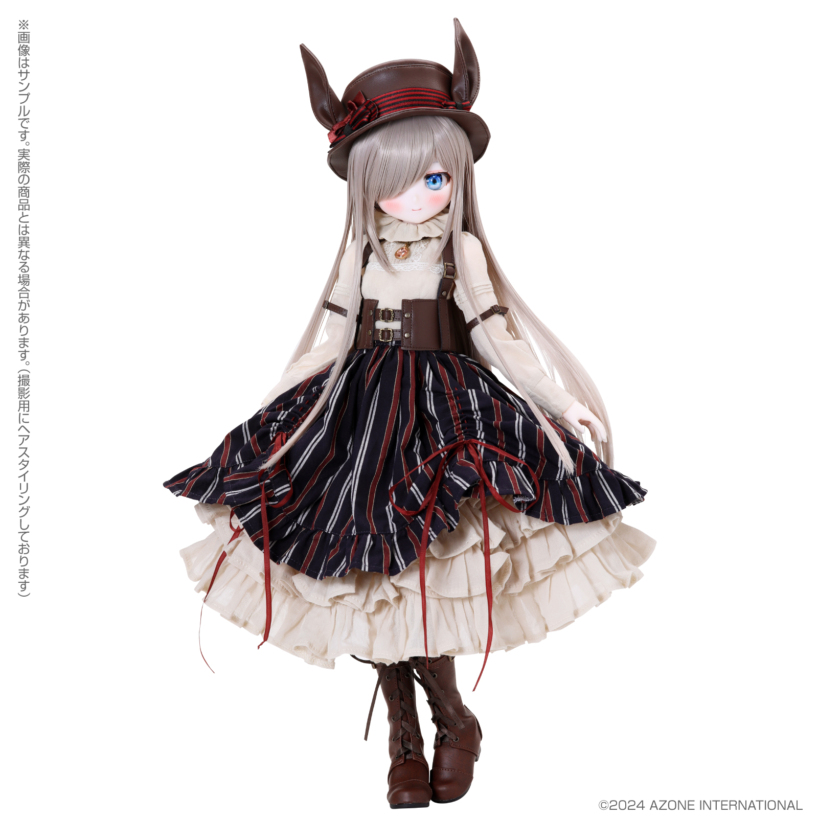 【限定販売】Iris Collect petit『いお／Bunnies tea partyコーデset ～Cassis chocolate ver.～ （アゾンダイレクトストア限定販売）』1/3 完成品ドール-011