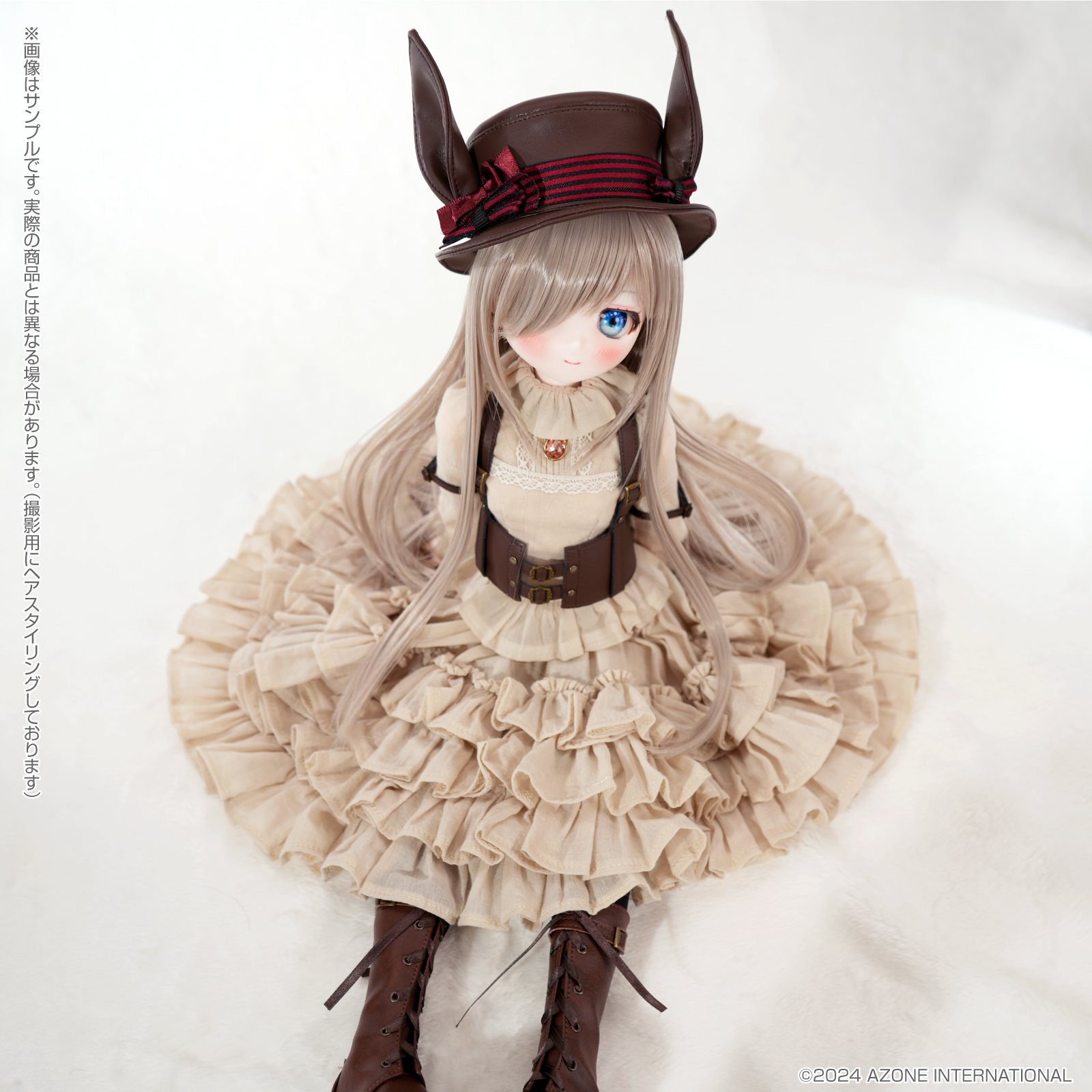 【限定販売】Iris Collect petit『いお／Bunnies tea partyコーデset ～Cassis chocolate ver.～ （アゾンダイレクトストア限定販売）』1/3 完成品ドール-014