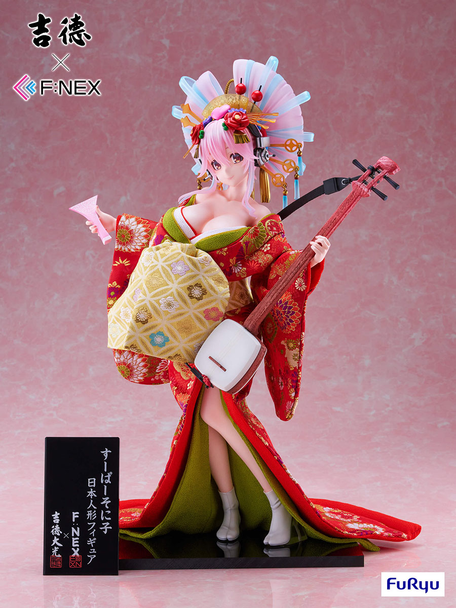 【限定販売】吉徳×F:NEX『すーぱーそに子 -日本人形-』1/4 完成品フィギュア-001