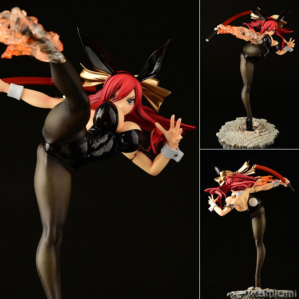 FAIRY TAIL『エルザ・スカーレット ハイキックver.黒兎』1/6 完成品フィギュア