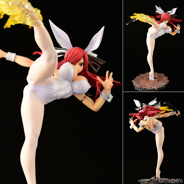 FAIRY TAIL『エルザ・スカーレット ハイキックver.白兎』1/6 完成品フィギュア