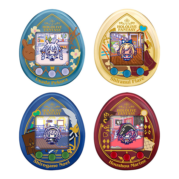 【限定販売】『ホロライブファンタジっち （ぺこらぬい ver.／フレアぬい ver.／ノエルぬい ver.／マリンぬい ver.）』Tamagotchi nano colorful