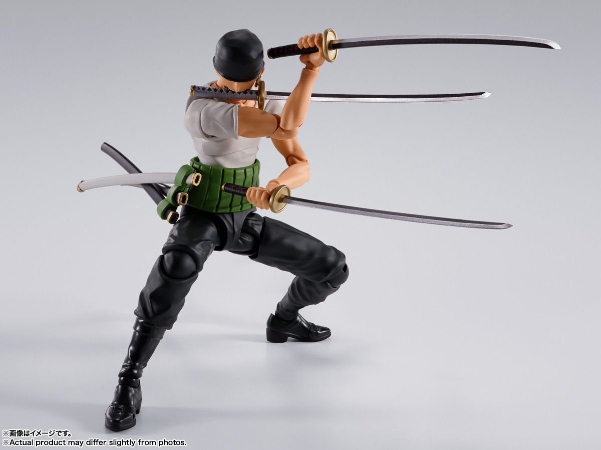 S.H.Figuarts『ロロノア・ゾロ -冒険の夜明け-』ONE PIECE 可動フィギュア-004