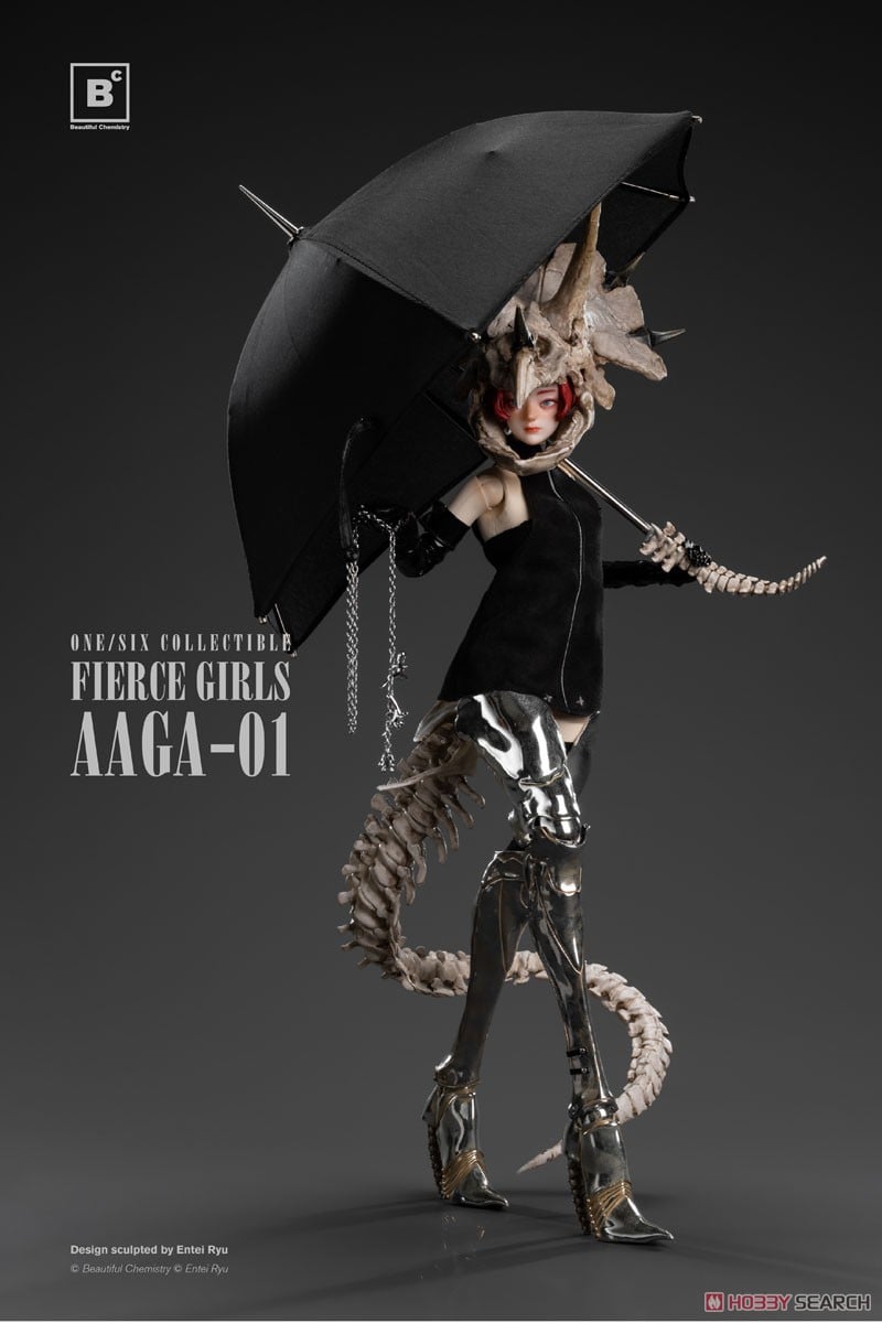 Fierce Girls Series『BONE GIRL／TRICERATOPS』Beautiful Chemistry 1/6 可動フィギュア-002