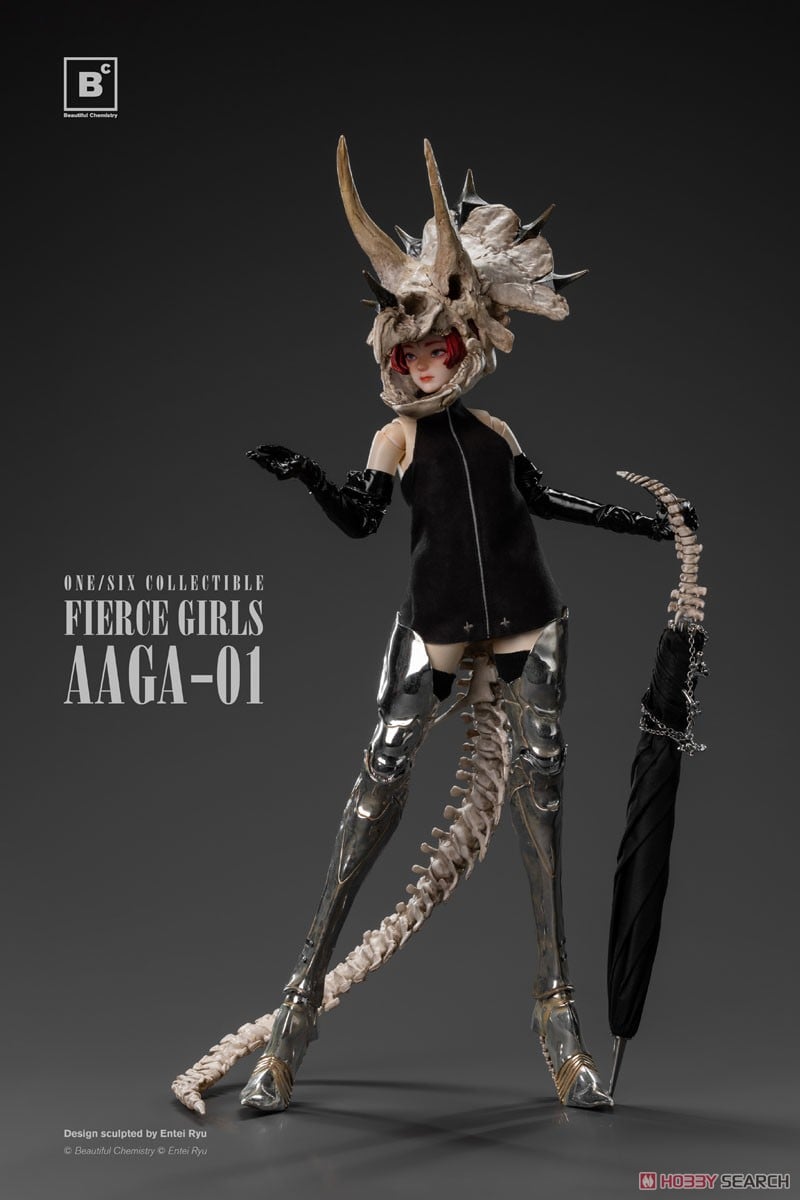 Fierce Girls Series『BONE GIRL／TRICERATOPS』Beautiful Chemistry 1/6 可動フィギュア-005