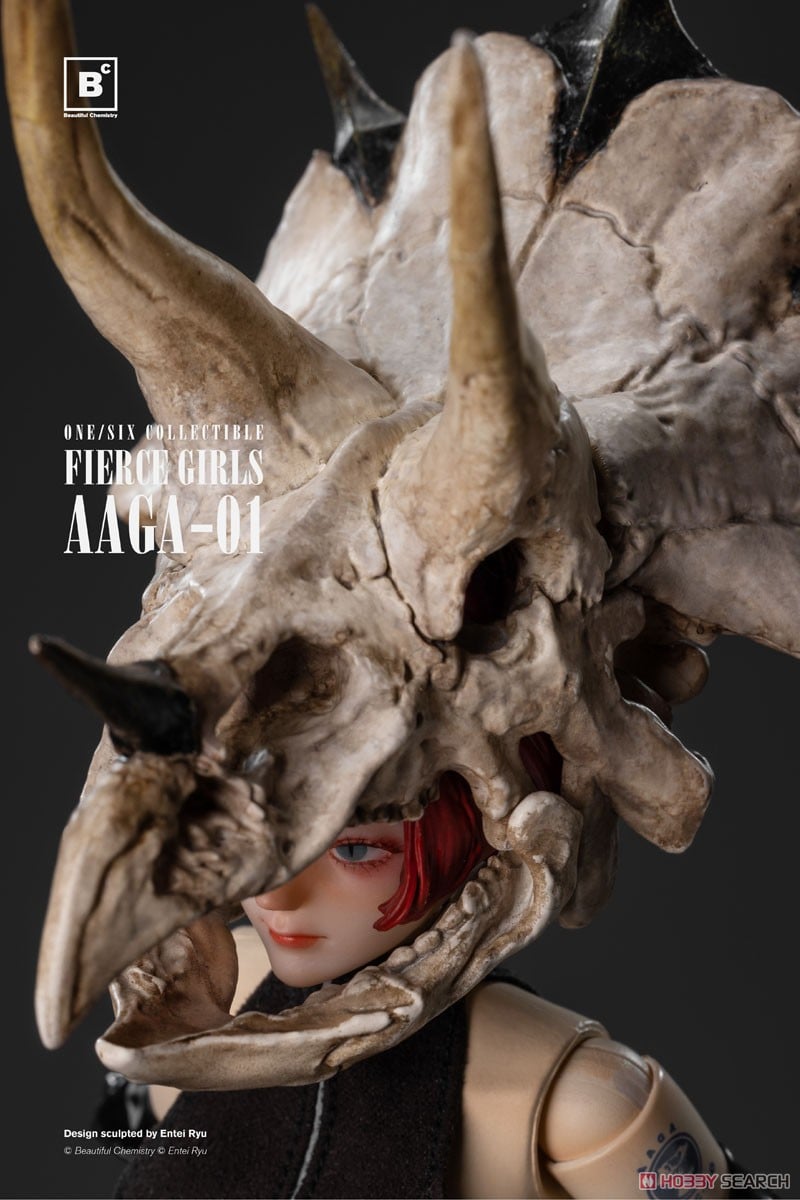 Fierce Girls Series『BONE GIRL／TRICERATOPS』Beautiful Chemistry 1/6 可動フィギュア-009