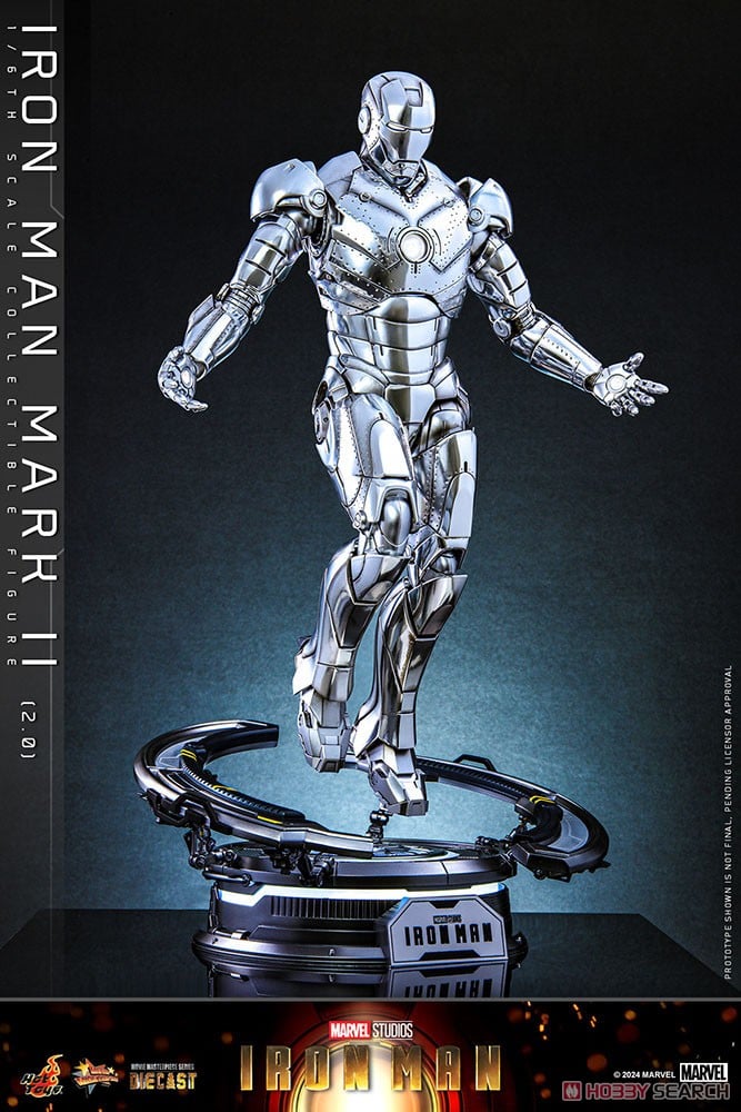 ムービー・マスターピース DIECAST『アイアンマン・マーク2（2.0版）』アイアンマン 1/6 可動フィギュア-007