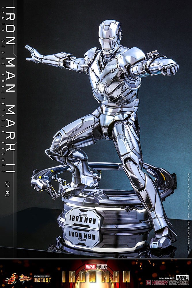 ムービー・マスターピース DIECAST『アイアンマン・マーク2（2.0版）』アイアンマン 1/6 可動フィギュア-008