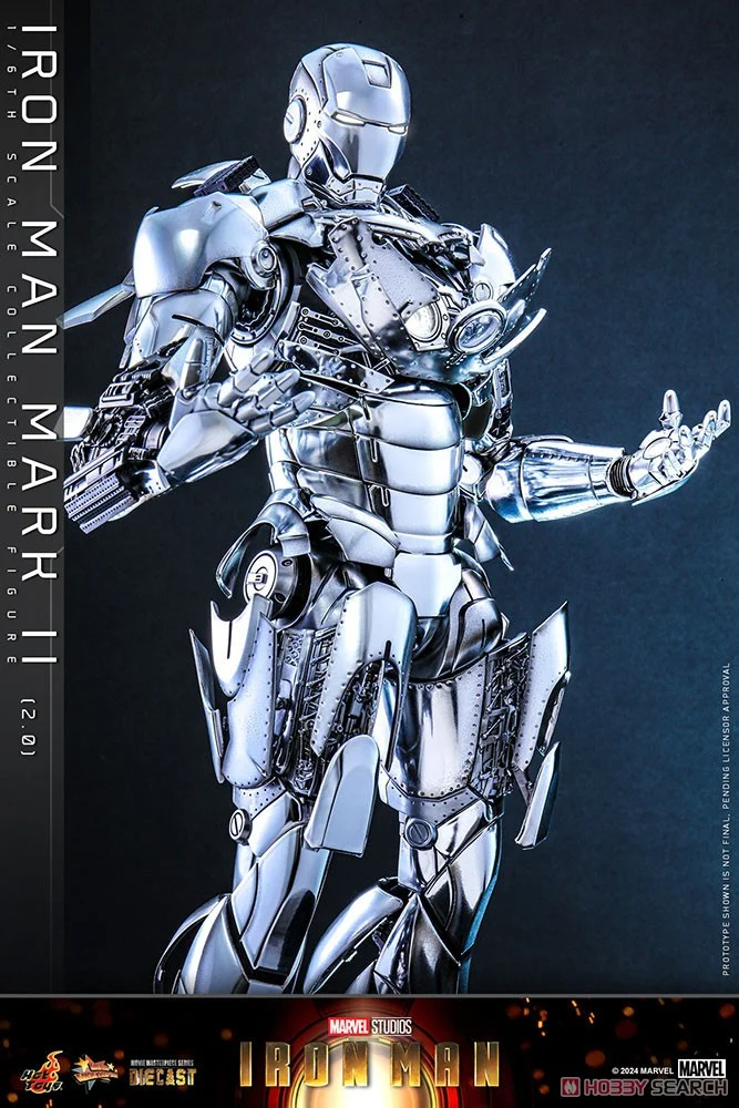 ムービー・マスターピース DIECAST『アイアンマン・マーク2（2.0版）』アイアンマン 1/6 可動フィギュア-017