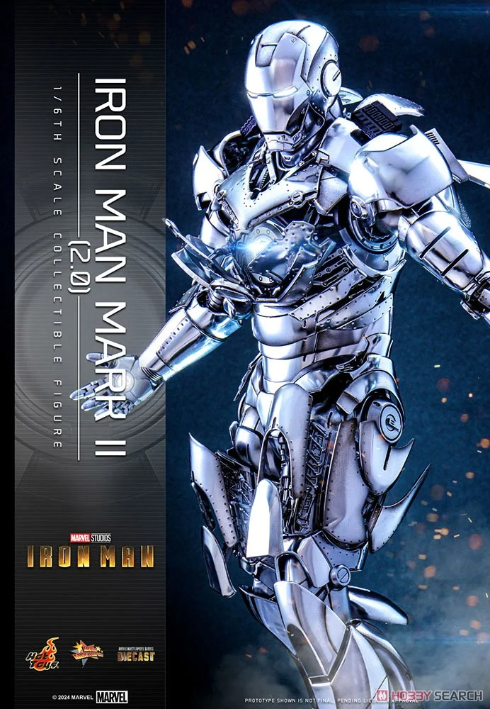 ムービー・マスターピース DIECAST『アイアンマン・マーク2（2.0版）』アイアンマン 1/6 可動フィギュア-021