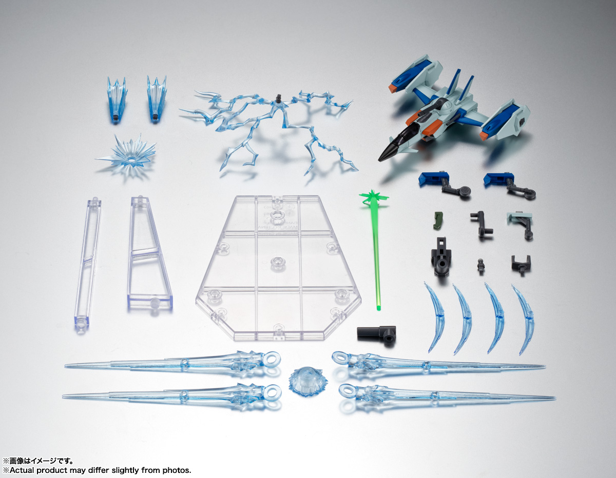 ROBOT魂〈SIDE MS〉『FX-550 スカイグラスパー＆エフェクトパーツセット ver. A.N.I.M.E.』機動戦士ガンダムSEED 可動フィギュア-001