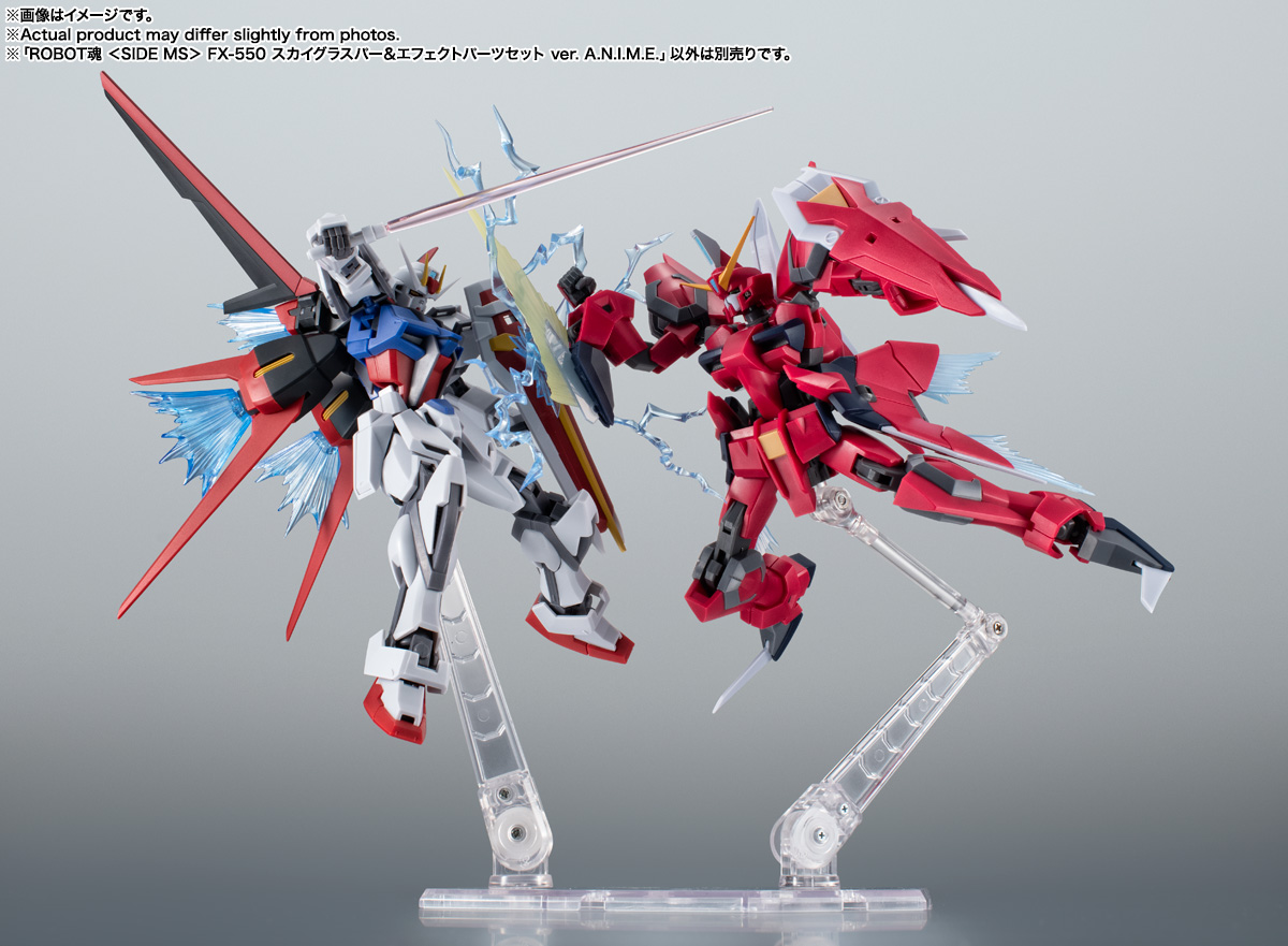 ROBOT魂〈SIDE MS〉『FX-550 スカイグラスパー＆エフェクトパーツセット ver. A.N.I.M.E.』機動戦士ガンダムSEED 可動フィギュア-011