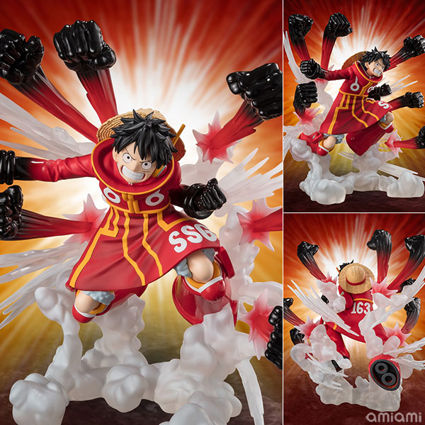 フィギュアーツZERO［超激戦］『モンキー・D・ルフィ -ゴムゴムの鷹銃乱打-』ONE PIECE 完成品フィギュア