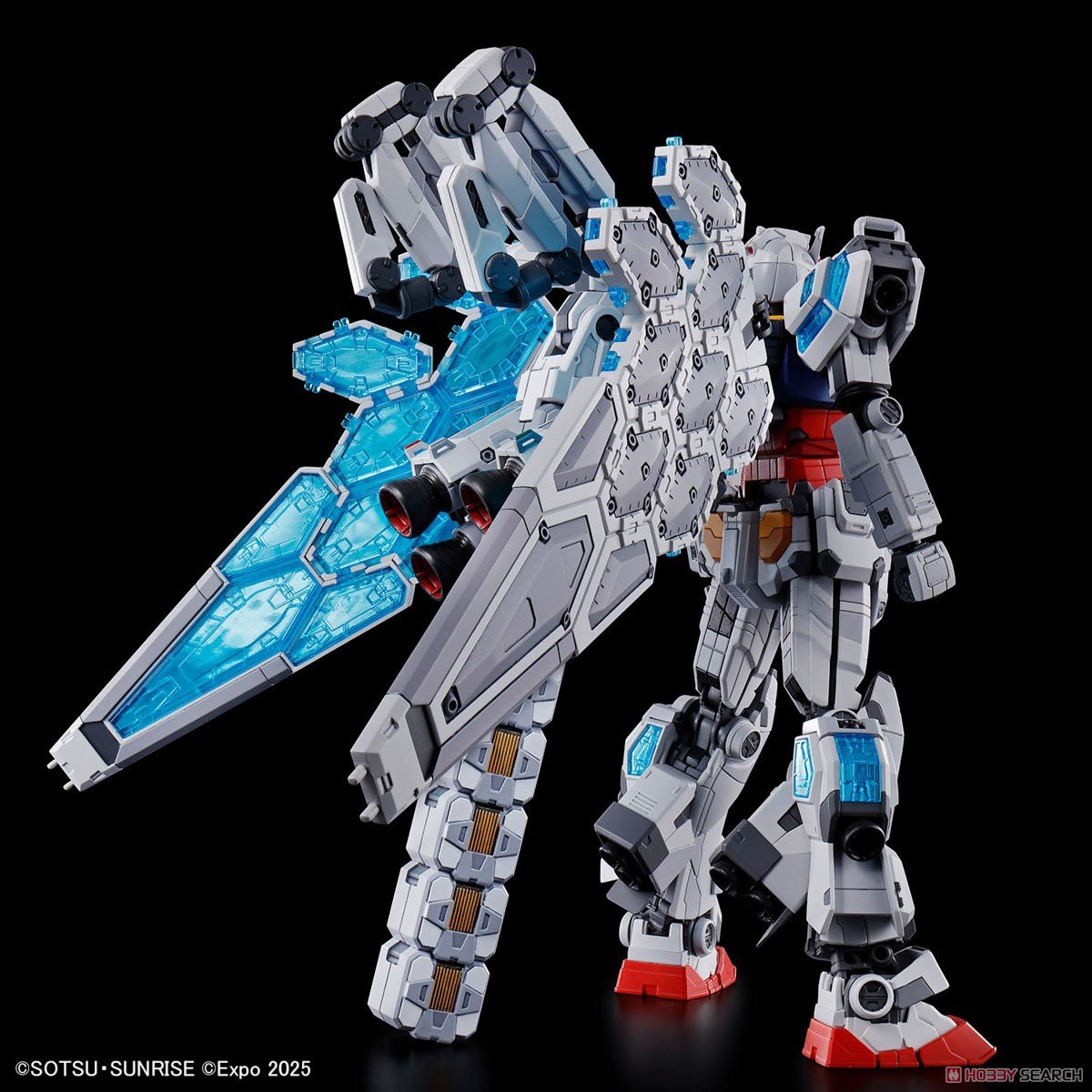 1/144『RX-78F00/E ガンダム（EX-001 グラスフェザー装備）』プラモデル-014