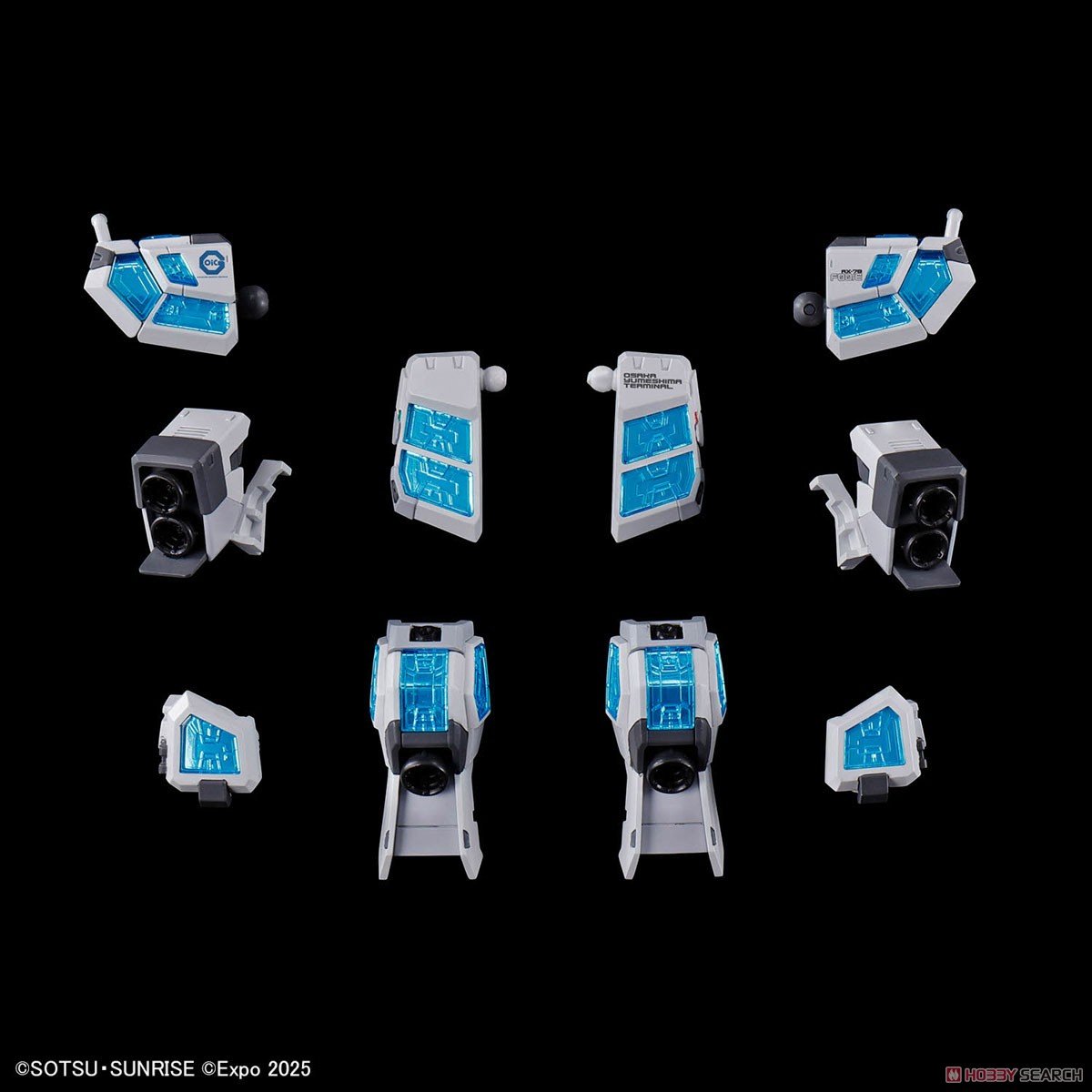 1/144『RX-78F00/E ガンダム（EX-001 グラスフェザー装備）』プラモデル-018