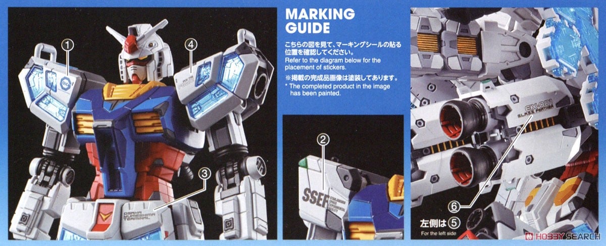 1/144『RX-78F00/E ガンダム（EX-001 グラスフェザー装備）』プラモデル-025