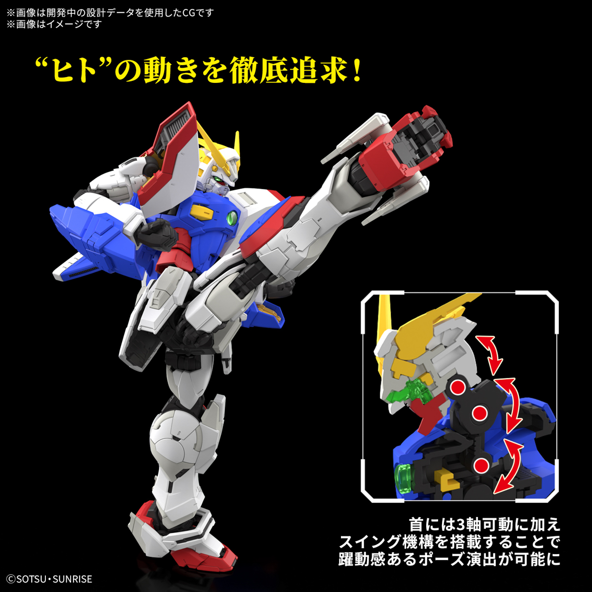 RG 1/144『シャイニングガンダム』機動武闘伝Gガンダム プラモデル-006