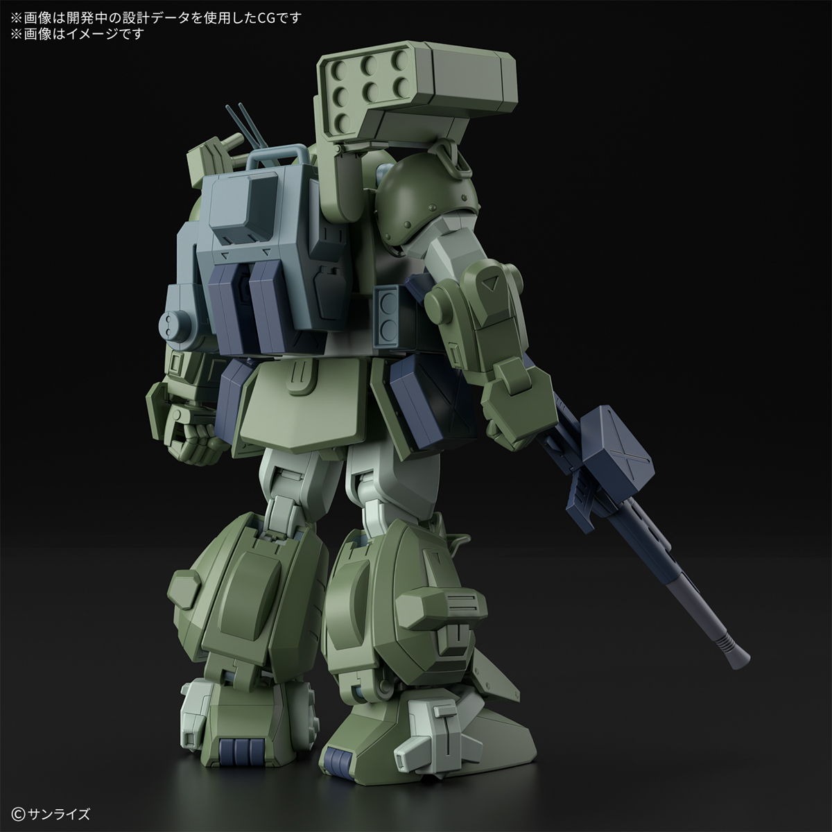 HG『スコープドッグターボカスタム』装甲騎兵ボトムズ プラモデル-002