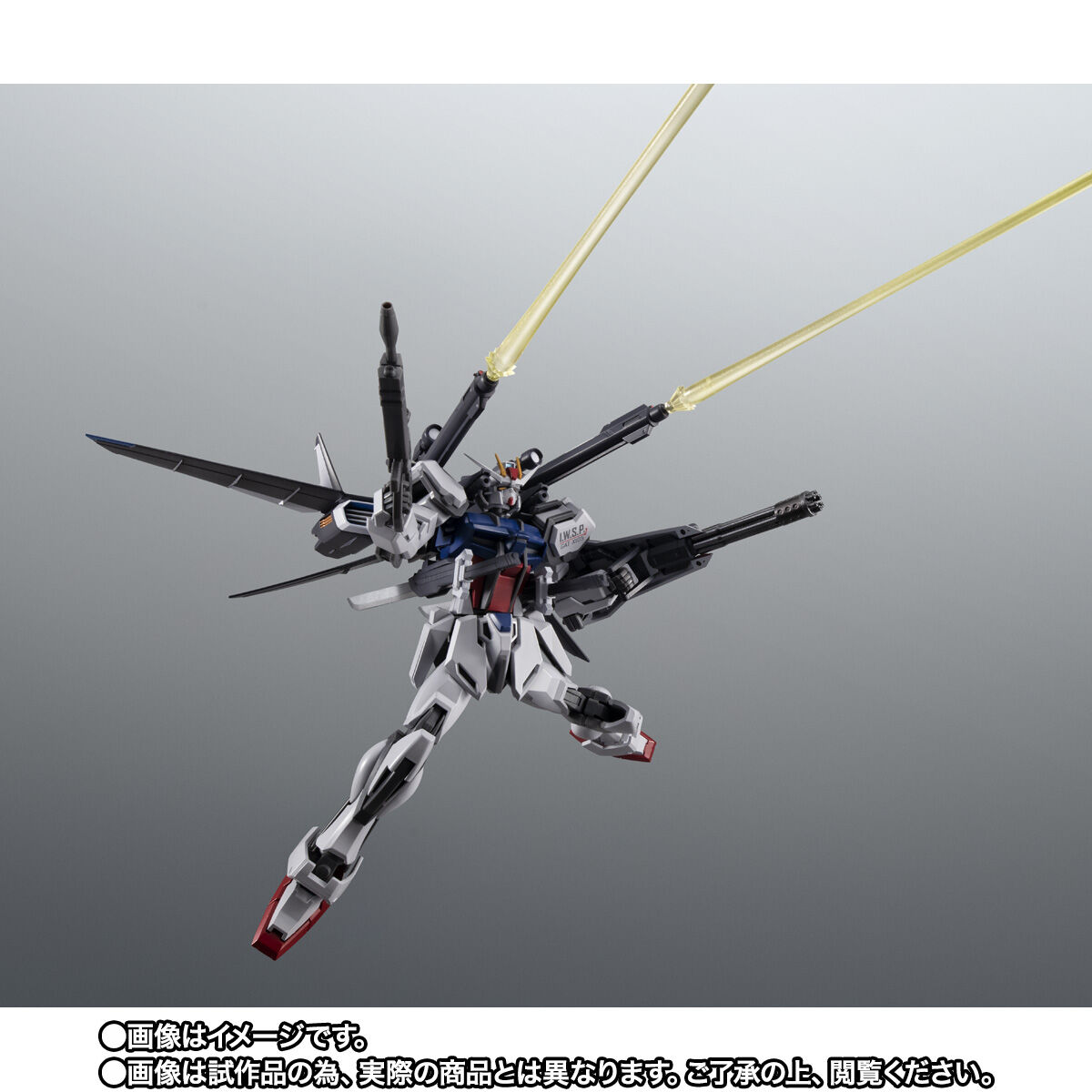 【限定販売】ROBOT魂〈SIDE MS〉『GAT-X105 ストライクガンダム（再生機）＋I.W.S.P. ver. A.N.I.M.E.』可動フィギュア-004