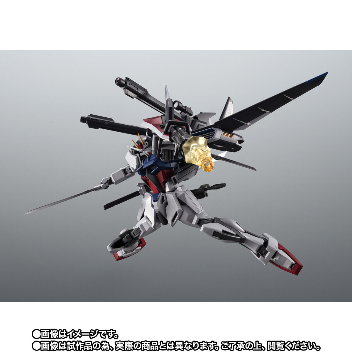 【限定販売】ROBOT魂〈SIDE MS〉『GAT-X105 ストライクガンダム（再生機）＋I.W.S.P. ver. A.N.I.M.E.』可動フィギュア-006