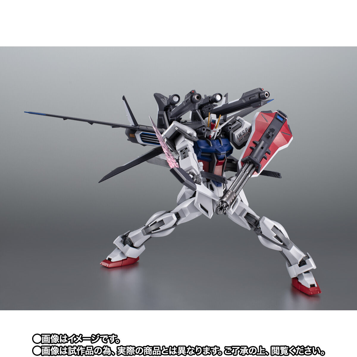 【限定販売】ROBOT魂〈SIDE MS〉『GAT-X105 ストライクガンダム（再生機）＋I.W.S.P. ver. A.N.I.M.E.』可動フィギュア-007