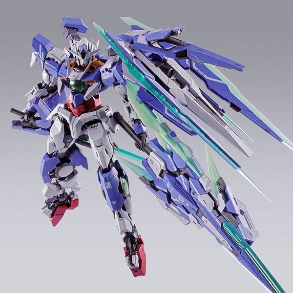 【開催記念商品／事後CTM抽選】METAL BUILD『ダブルオークアンタ フルセイバー』機動戦士ガンダム00V戦記 可動フィギュア